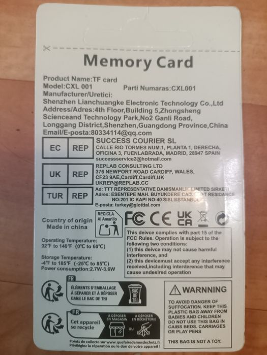 Карта пам'яті microSD 64gb