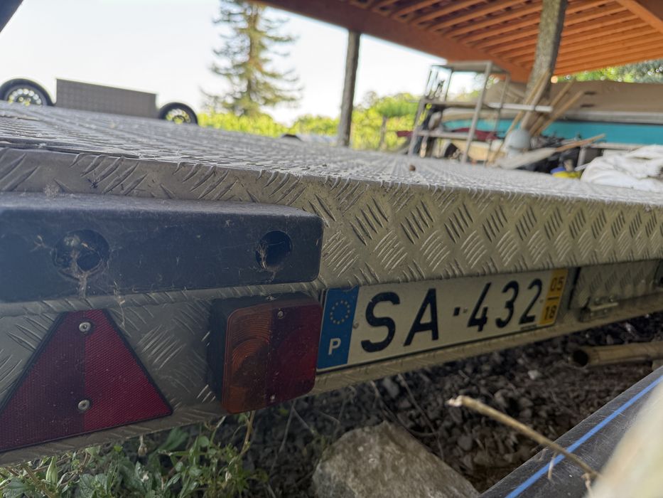 Atrelado reboque aluminio palma