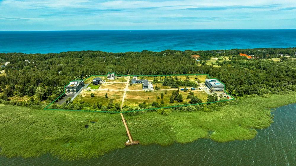 Działka inwestycyjna między morzem Bałtyckim a jeziorem Jamno, z gotowym projektem budynku usługowego - Widok 3