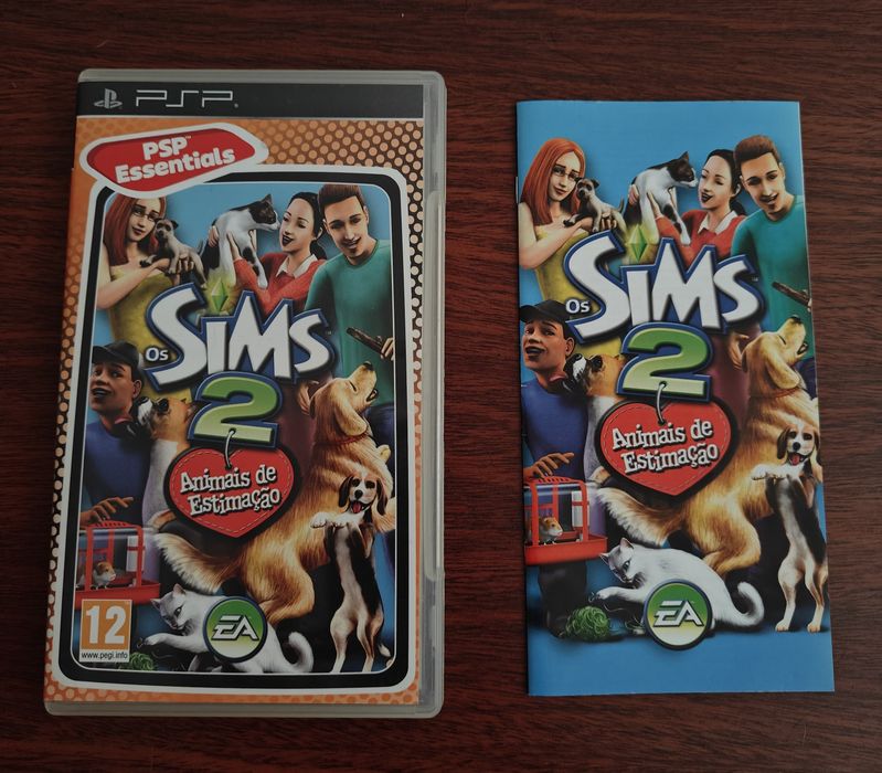 Caixa + Manual PSP The Sims 2 Animais de Estimação