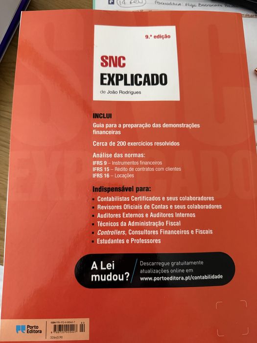 Livro Sistema de Normalização Contabilística SNC Exolicado