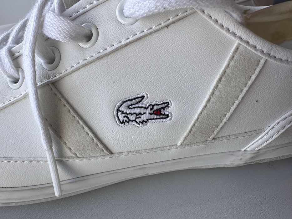 Кеди LACOSTE білі 39 розмір