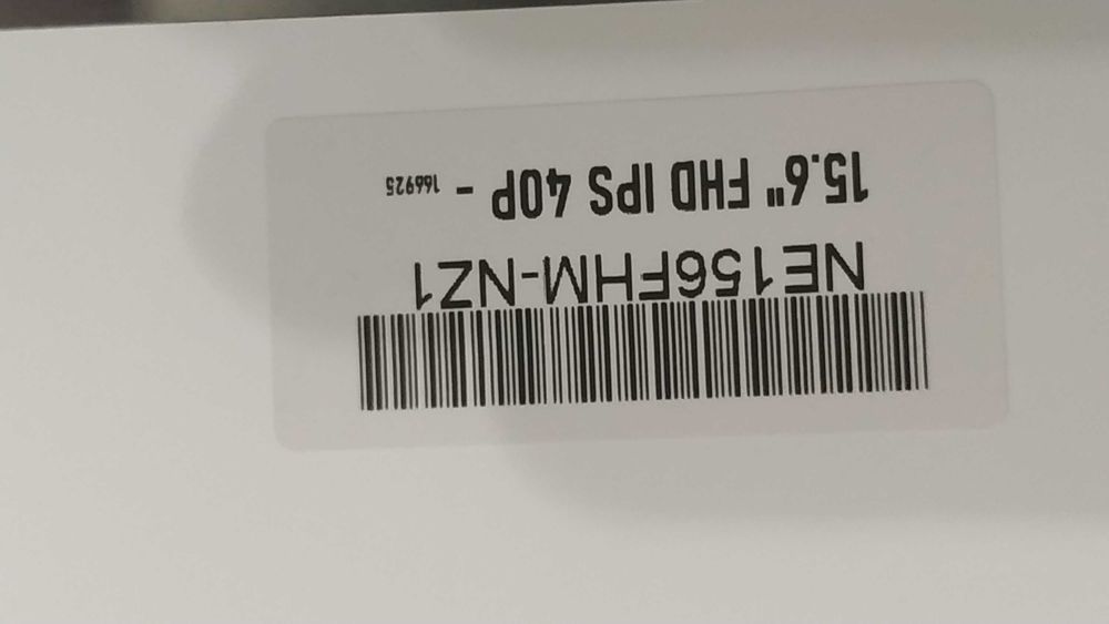 Ecra de Portatil - NE156FHM-NZ1 - 15.6" FHD IPS 240HZ
