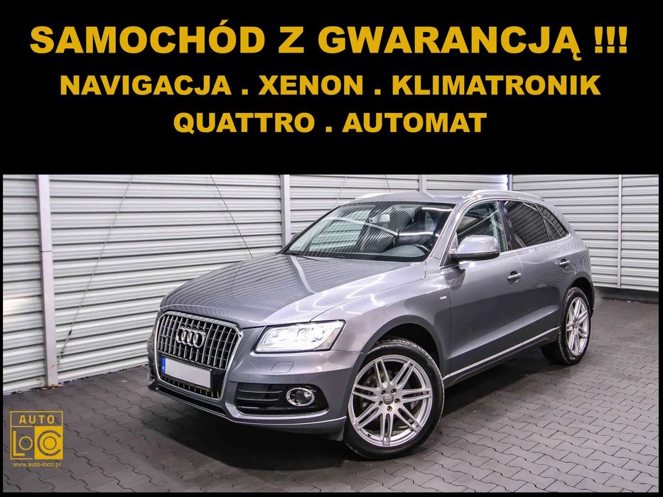 Audi Q5 QUATTRO + AUTOMAT + NAVI + Xenon + LEDy + po wym. rozrządu !!!
