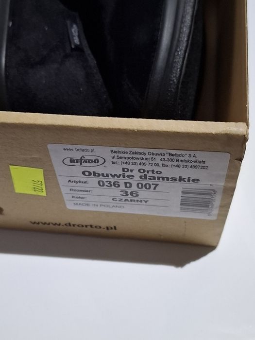 Nowe trepki buty Dr Orto 036d007 rozmiar 36