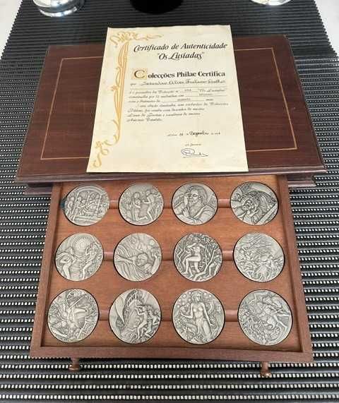 Coleção 12 Medalhas "Os Lusíadas" (1981) - Coleções Philae (Lima de Freitas)