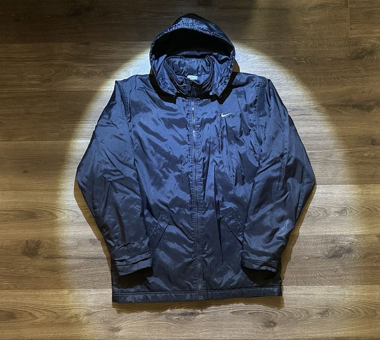вінтажна чорна вітровка nike 00-х років(vintage,sk8,y2k)