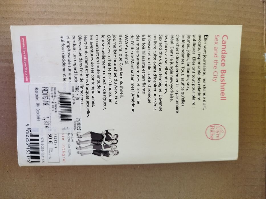 Livro "Sexo and the city"