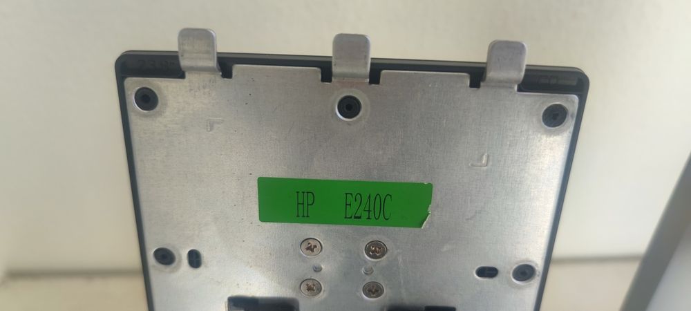 2 suportes de monitor hp reguláveis em altura