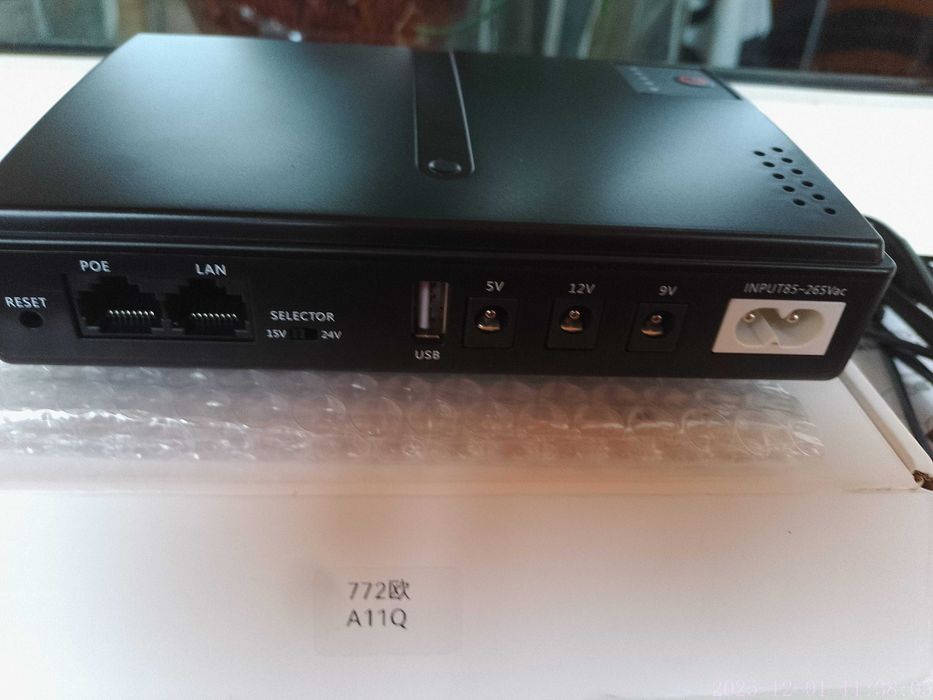 Ups ибп источник бесперебойного питания для роутера DC1018L poe 18w