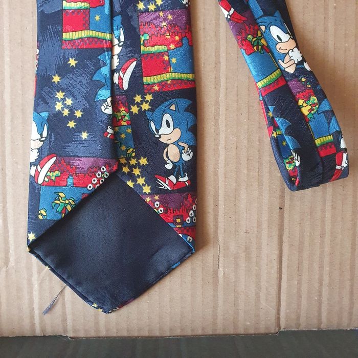 Krawat niebieski jeż Sonic(k-8) OK