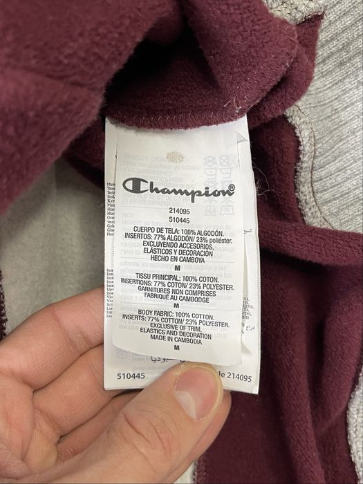 Champion кофта толстовка M размер на флисе балахон с принтом