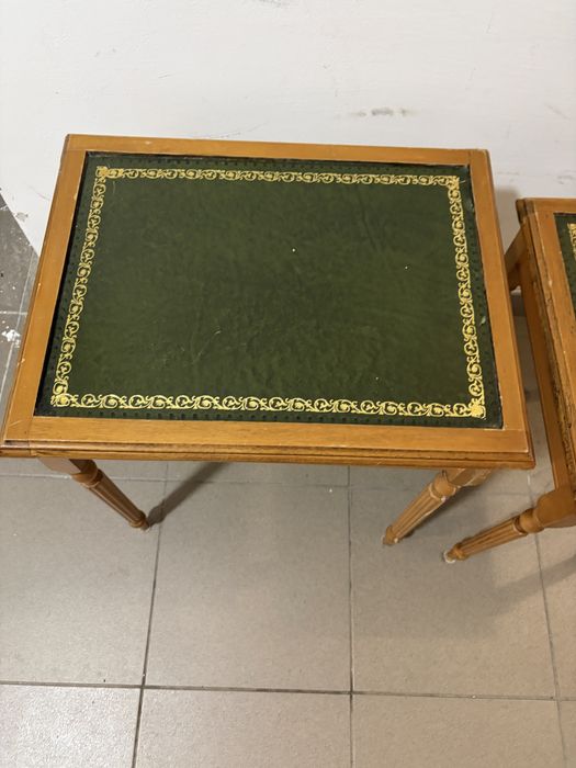 2 stoliki drewniane
