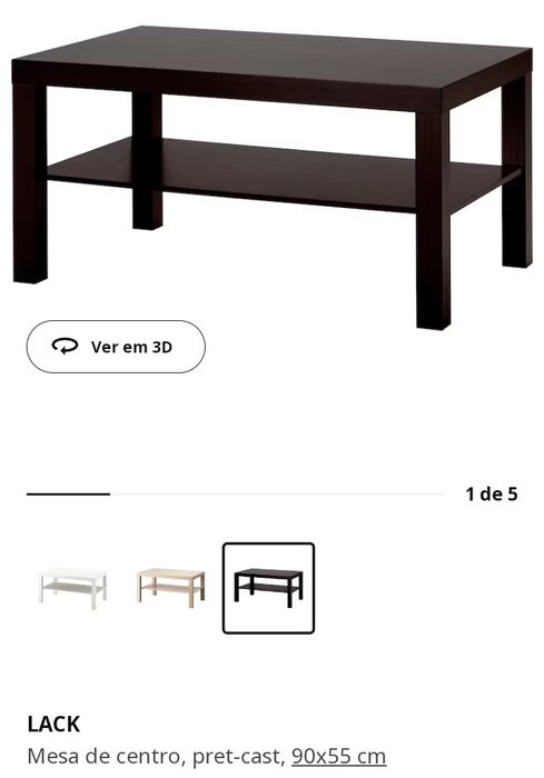 Mesa de centro Lack IKEA