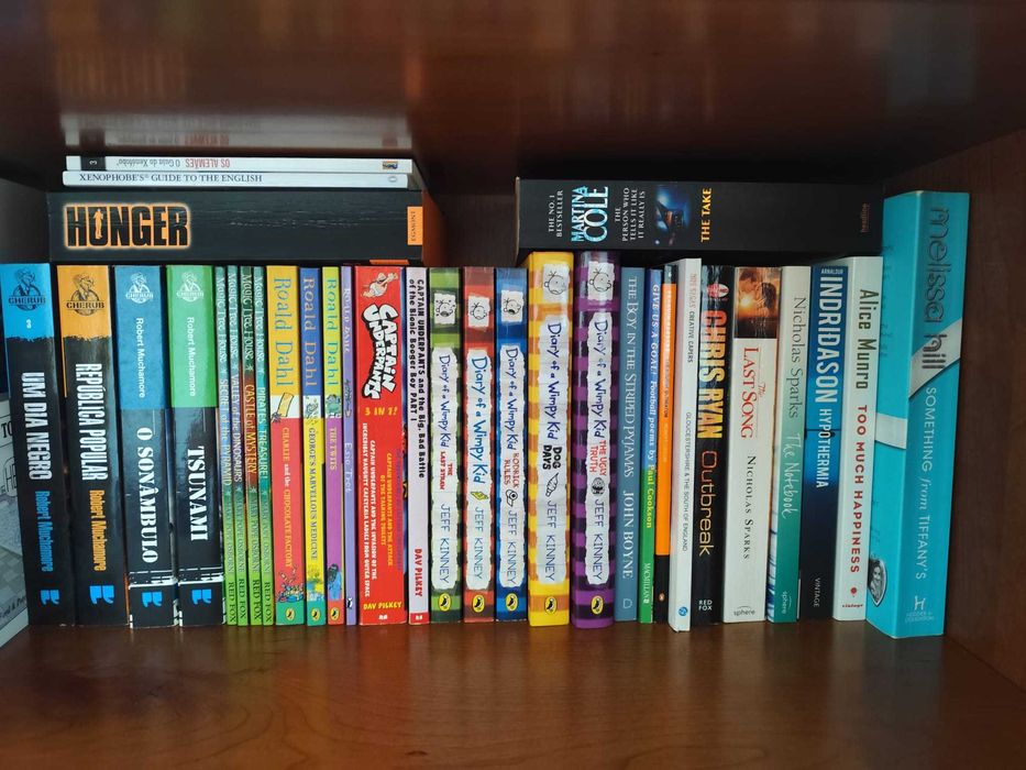 Livros de excelentes autores portugueses e estrangeiros, desporto, infantil, BD, romance, história - English books too