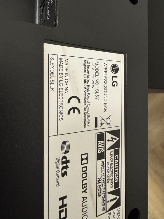 Soundbar LG SL5Y 2.1 400W bluetooth wejście optyczne HDMI USB