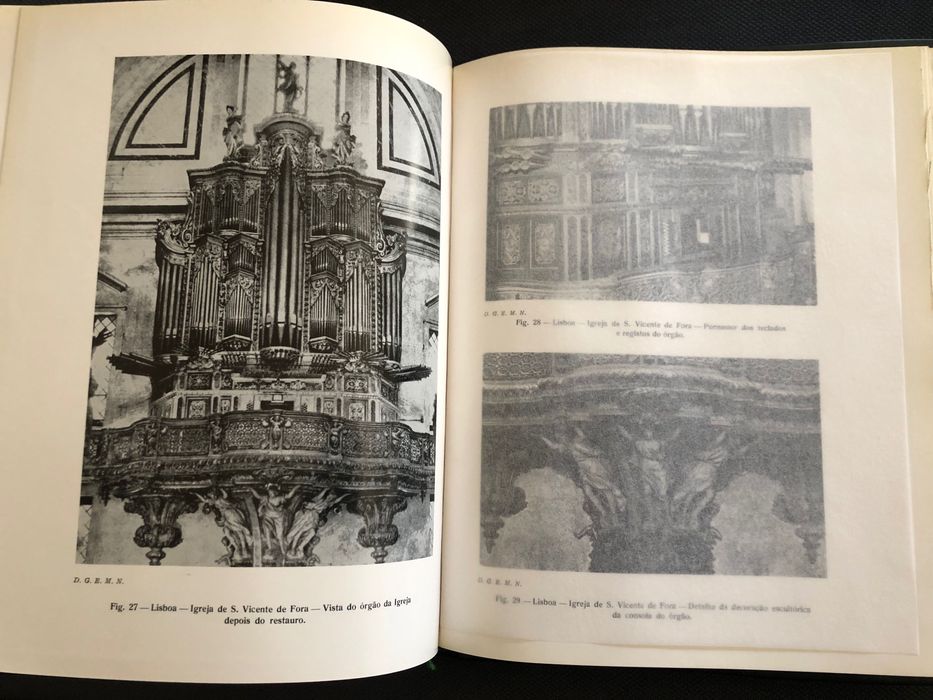 Boletins DGEMN: Restauro de Órgãos / Igreja de Cheleiros Mafra