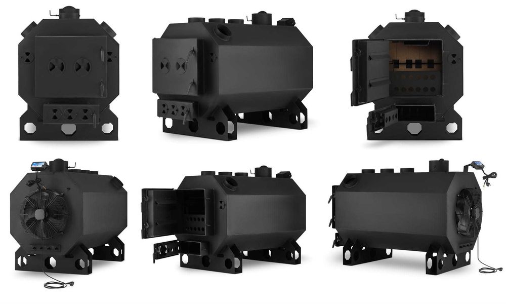 Piec nadmuchowy z nadmuchem dmuchawa OKTAGON o mocy 45 kW