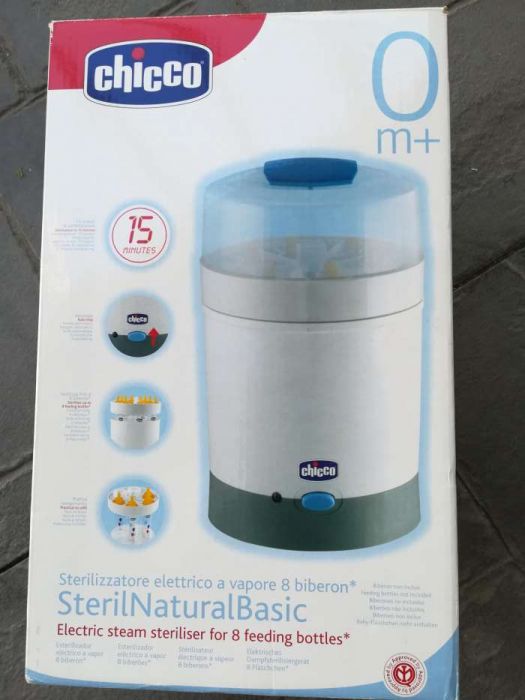 Esterilizador Para Artigos Bebe da Marca Chicco e Neobaby