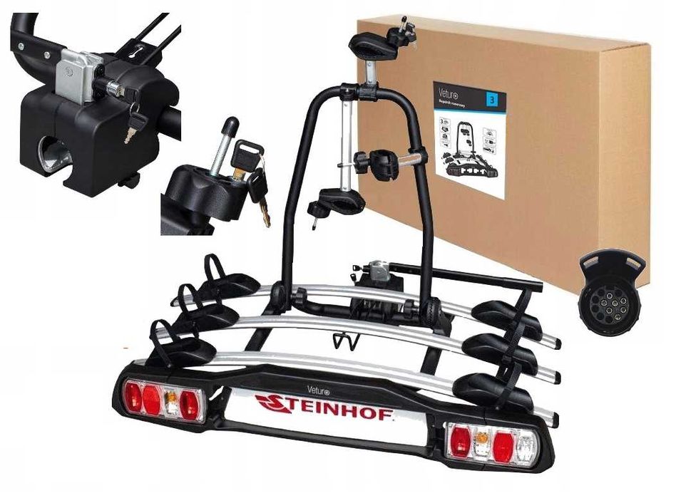 Platforma bagażnik rowerowy na hak VETURO 3 Steinhof na 3 rowery 13PIN
