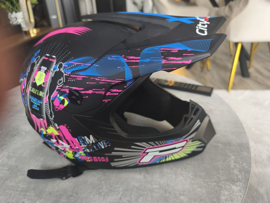Kask Cross / Enduro / Quad – CityBike (Rozmiar XL / 61 cm)