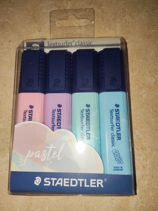 Marcadores staedtler - cores pastel