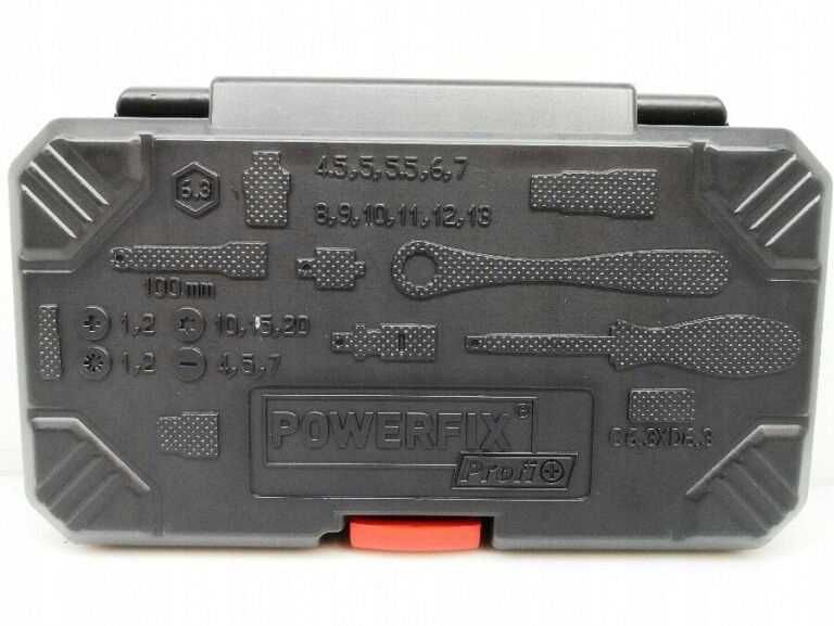 Zestaw kluczy nasadowych w walizce, 28 części