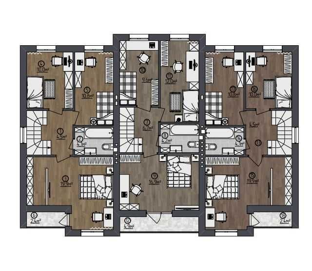 котедж 107.4 м.кв. з комунікаціями. Ювілейний