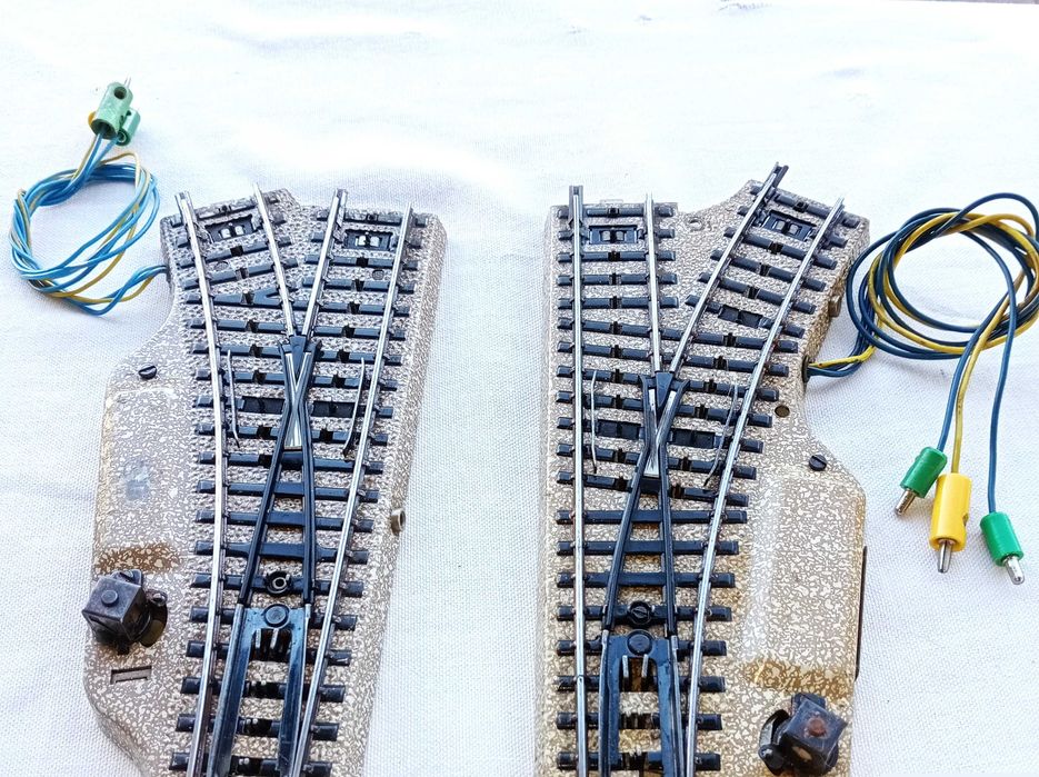 MARKLIN 5202 e 5203, Par de desvios (Reservado G)eléctricos