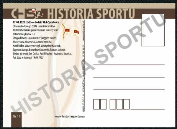 Pocztówka - 1928 Liga Poznań-Dębiec (dzisiaj Lech Poznań)