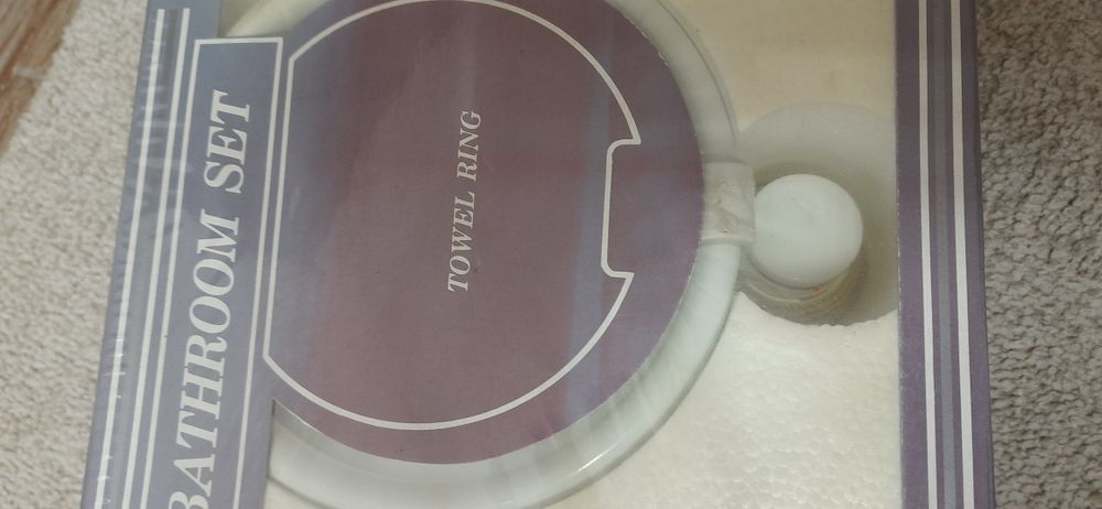 Сантехника белый металлический набор для ванной