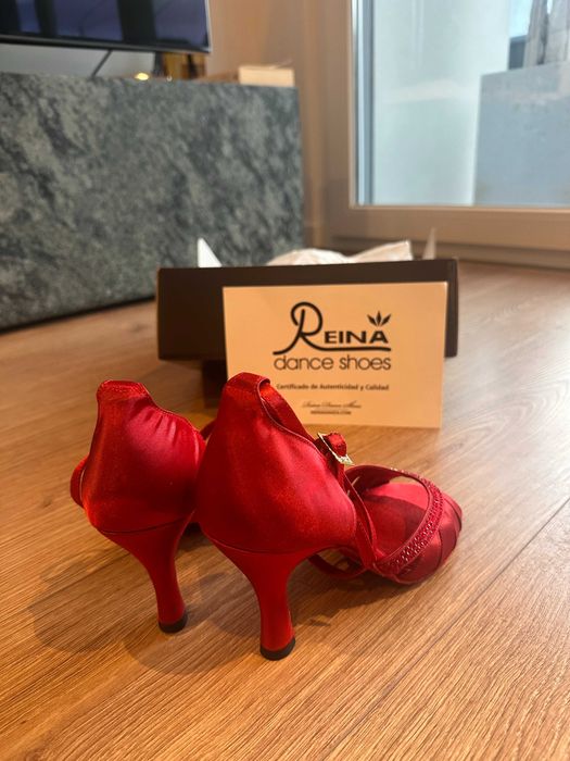 !! NOVO !! MANUEL REINA sapatos de dança exclusivos em couro !