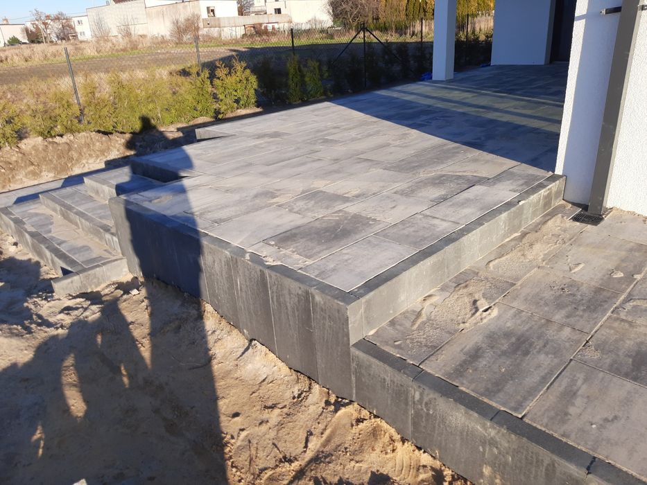 Układanie kostki brukowej|palisady|tarasy|podjazdy|brukarz|brukarstwo