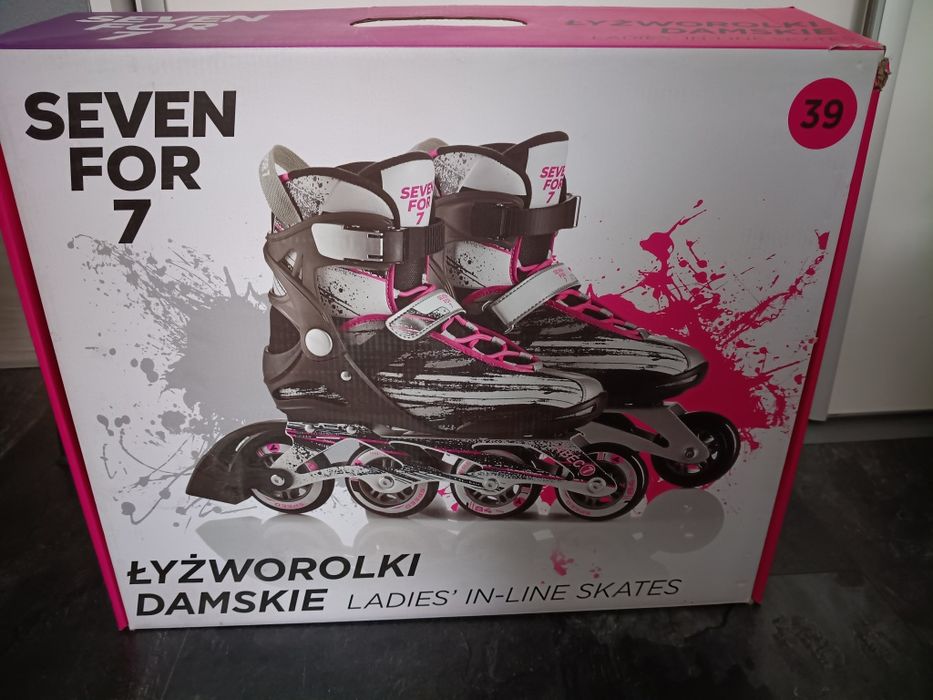 Nowe damskie rolki rozmiar 39