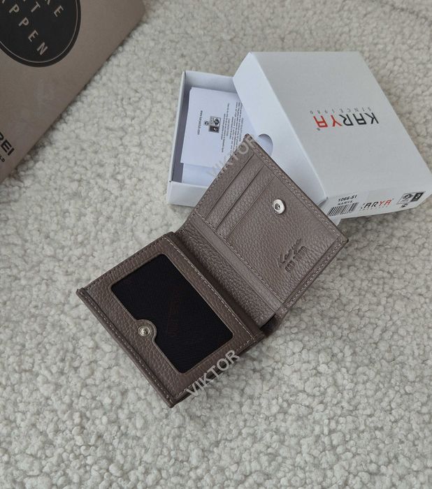 Маленький кожаный женский кошелек KARYA. Турция. Шкіряний гаманець