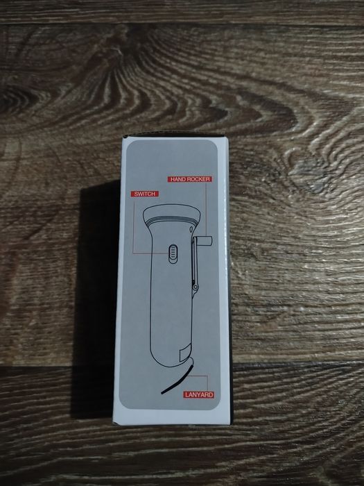 Фонарик с ручной зарядкой RH-12209