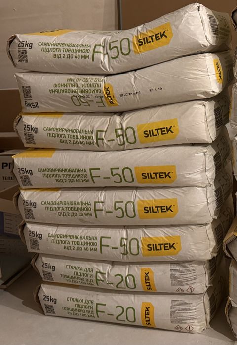 Стяжка для полу Siltek F-20 та  F-50