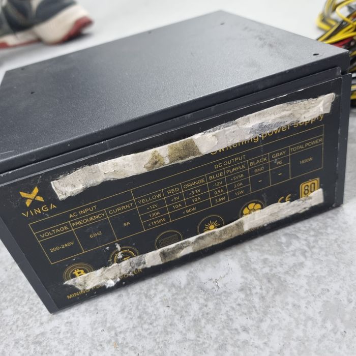 Блок живлення Vinga 1650W (VPS-1650 Mining edition)