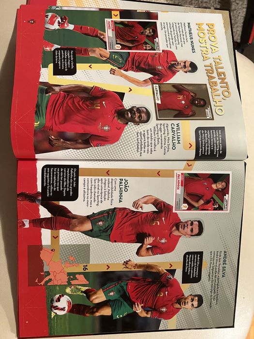 Caderneta Fome de Vencer 2022 Panini 84% completa