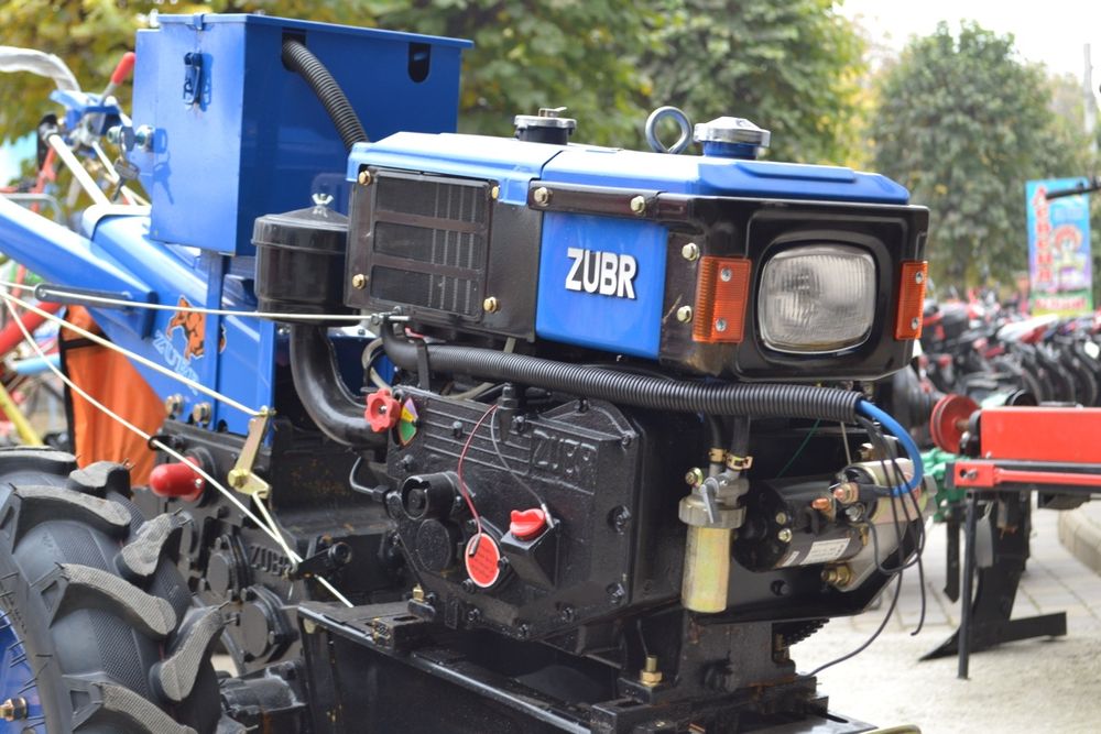 Доставка Безкоштовна до 100 км, Мотоблок Zubr 8 к. с + електростартер