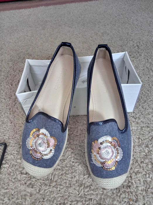 damskie espadryle,balerinki  36