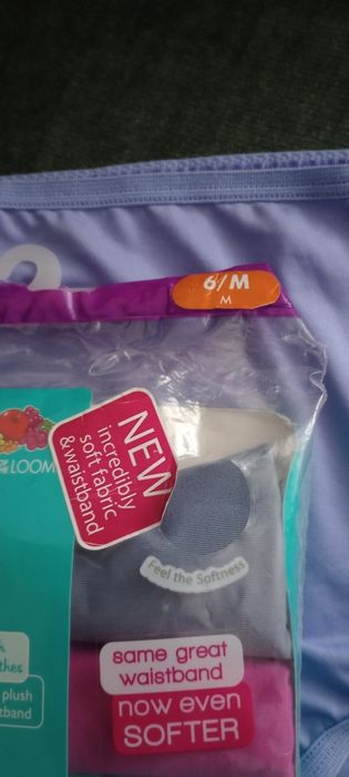 Majtki  figi Fruit  of the loom 6 sztuk jak Hanes