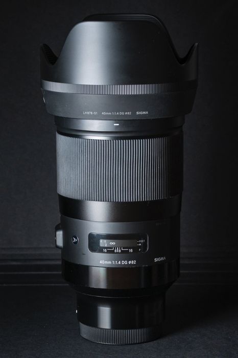 Sigma Art 40 mm f/1.4 Sony E Super Stan