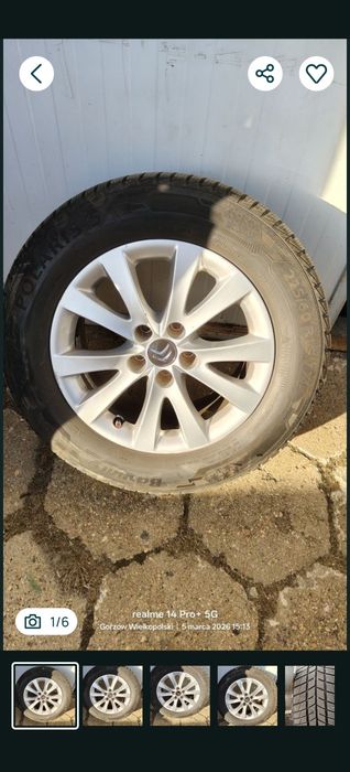 Sprzedam felgi aluminiowe 16 cali 5x108 Citroen