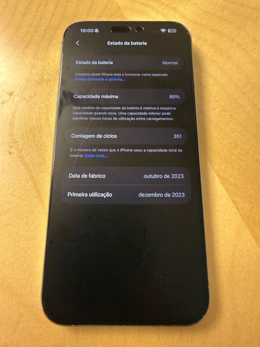 iPhone 15 Pro Max 256GB – Natural Titanium – Como novo!