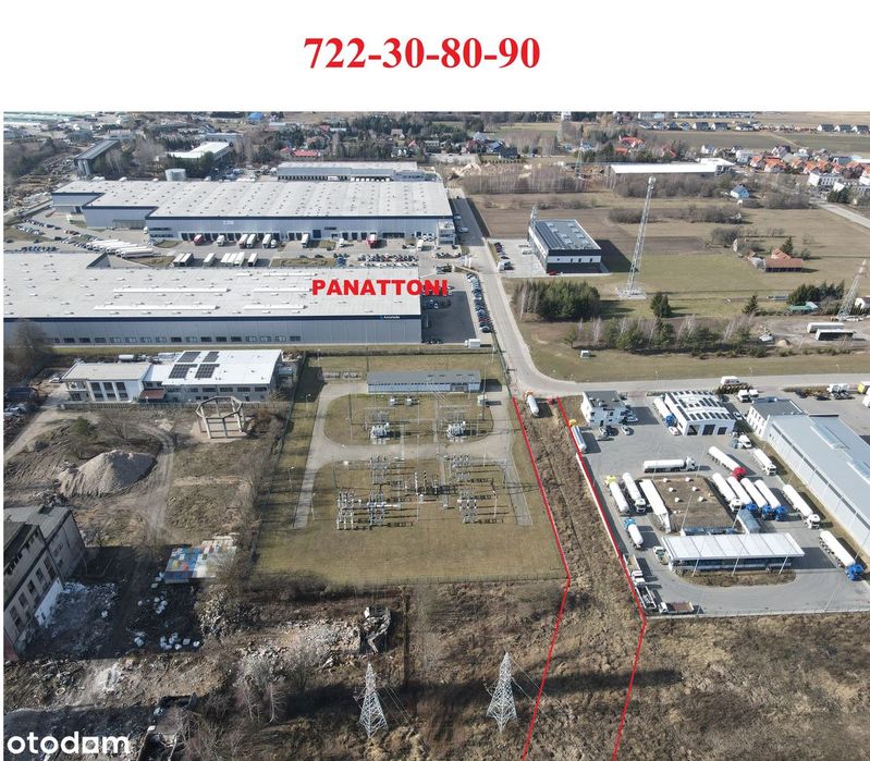 Tereny inwestycyjne ul. Produkcyjna 1,11 ha; 2,30 ha; 6500 m2, 8100 m2