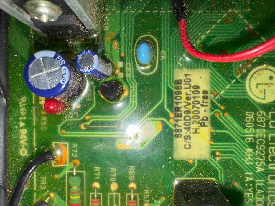Плата керування (модуль) для пральної машини LG 6871ER1096B / 6870EC9275A