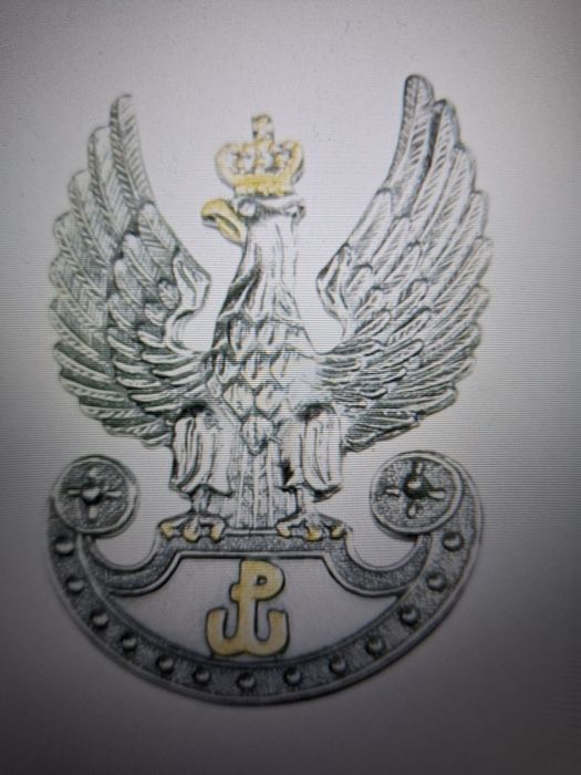 Orzełek WOT wojskowy WP MON do beretu galowego.