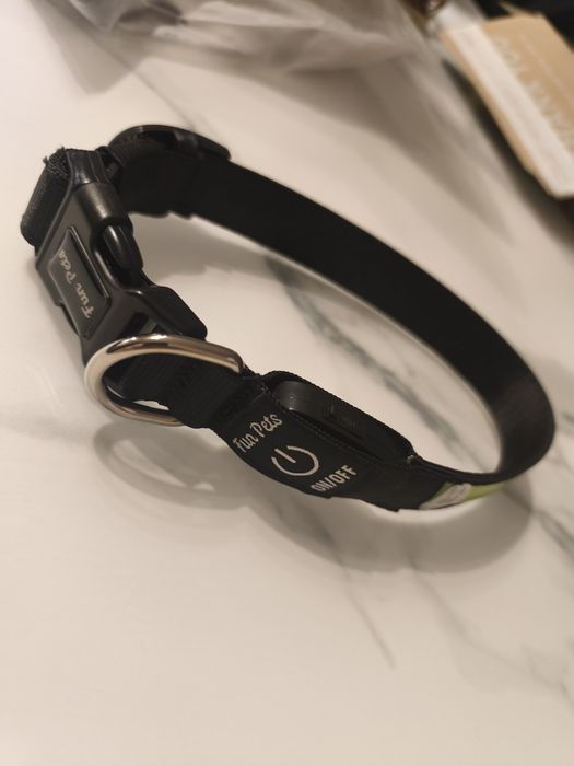 Obroża dla psa LED Fun Pets świecąca USB ładowalna - bezpieczeństwo no