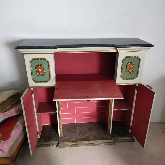 Consola bar antigo madeira